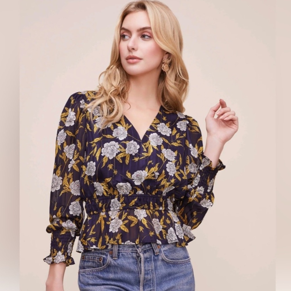 ASTR the Label floral blouse!